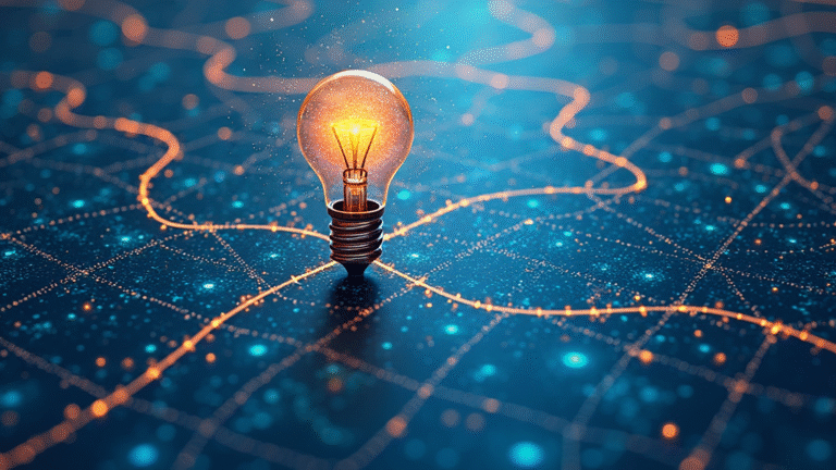Light bulb lit up that is connected to fresh ideas for beginner bloggers.