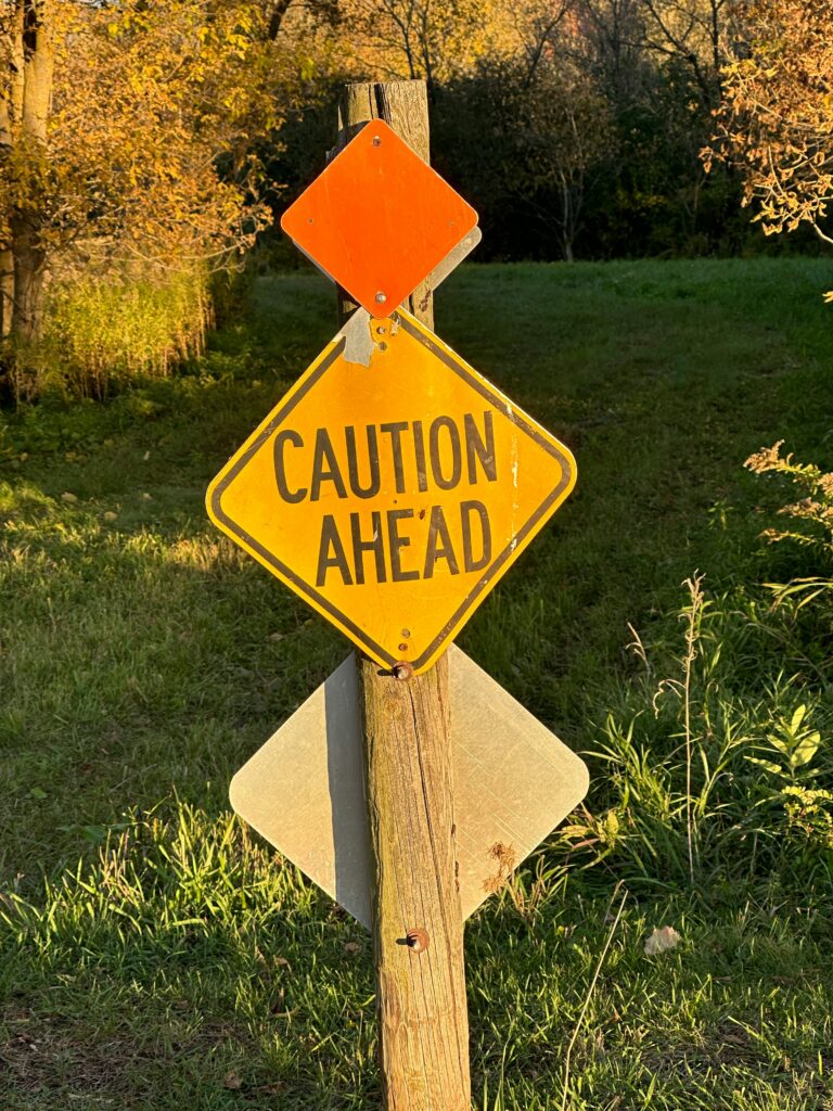 Caution Ahead street sign. Tips For Affiliate Marketing Newbies: Watch Out For These 7 Traps